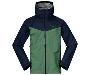 Bergans - Skar Light 3L Shell Jacket - Waterproof jacket size L, blue/green