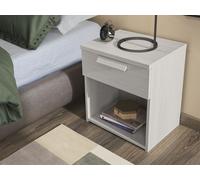 Bergen 1 Drawer Bedside Table 1 Drawer Grey