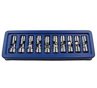 US Pro 10 Pc 12 Point 3/8" Dr Flexible Universal Joint Socket Set 10mm -19mm UJ Flexi B1693