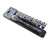 BERGEN 12PC 3/8 DR Metric Socket Set 10-19MM B1253