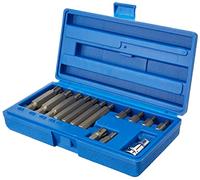 Bergen 14pc 1/2" DR Ribe Socket Bit Set M5-M14, Polydrive, Length 30-75mm B1168