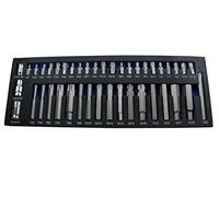 BERGEN 42PC BIT SET Tamperproof Torx, Ribe, Spline, Hex B1297