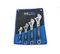BERGEN 4PC ADJUSTABLE SPANNER WRENCH SET B1805 6 8 10 12 inch