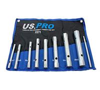 BERGEN 8PC Tubular Box Spanner + Torque Bar Set 1993