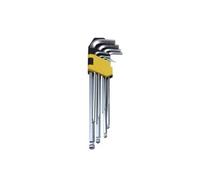 BERGEN 9pc Allen Key Wrench Cr-V Extra Long Set