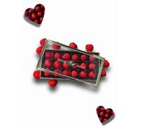 Bergen marzipan Pack of 18 Gift Box Strawberry Shape Marzipan