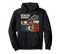 Bergen Norway Travel Souvenir City Gift Pullover Hoodie