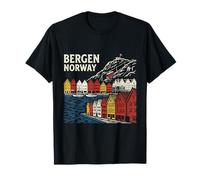 Bergen Norway Travel Souvenir City Gift T-Shirt