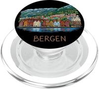 Bergen Norway Travel Souvenir City Landmark Gift PopSockets PopGrip for MagSafe