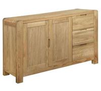 Bergen Oak 140cm Medium 2 Door Sideboard