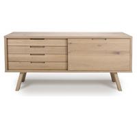 Bergen Oak 160cm Large 1 Door Sideboard