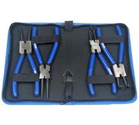 BERGEN Professional 4pc 7 inch Circlip Pliers Internal External Set in Canvas Case B1724