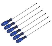 BERGEN Professional 6 Piece Extra Long Torx Screwdriver Set with Magnetic Tips BER1520 B1520