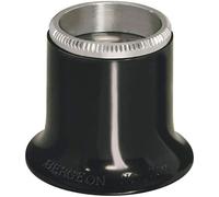 BERGEON 2611-N-2 Eyepiece Magnifying Glass with Screw Ring 5x Magnification, Black
