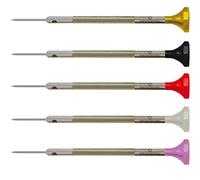 Bergeon 30081-P05 Stainless Steel Assortment of 5 Screwdrivers - Swiss Made