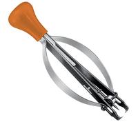 BERGEON 30671-7 Form 7 - For Watch Hands - With 4 Rotating Support Pins (Diameter 0.4-0.65-0.9-1.15 mm) - Suitable for Watchmakers - Orange Handle - 4263007