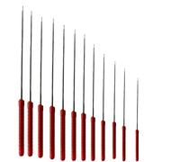 Bergeon 4251 Set of 12 Cutting broaches with Handles 0.33mm - 0.69mm