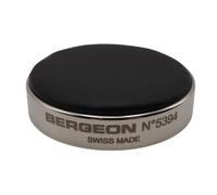Bergeon - 5394 - Clockmaker cushion in felt covered with Stamoid canvas, with nickel-plated brass ring Ø53mm, Black, Technique