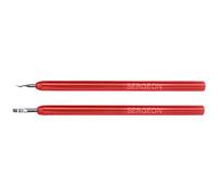 BERGEON 5430 Spiral Roller Lifter - Set of 2 - Finely Polished Steel Lever with Red Plastic Handles - Suitable for Gentle Hand Disassembly - Watchmaker Special Tool - 4263133, Minimalist