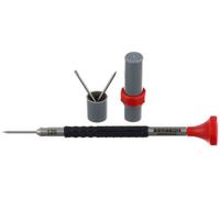 Bergeon 55-684 6899-AT-120 Stainless Steel Ergonomic 1.2mm Screwdriver with Spare Blades Watch Repair Kit