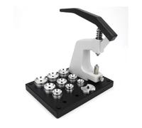 Bergeon 5500-C Watch Crystal Press with 10 Tapered Dies Watchmaker Hand Tool