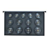 Bergeon 7499-A case Press Dies 13 Piece Set 5500 Press Tool, Black, Modern