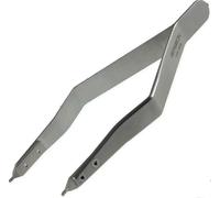Bergeon 7825 Metal Band Clasp Pliers Spring Bar Grain Pliers Stainless Steel Ergonomic Watch Maker Tool, Silver
