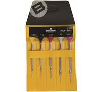 BERGEON Screwdriver Set - 5 Pieces - Stainless Steel - Ergonomic - Swiss Made (Screwdriver)