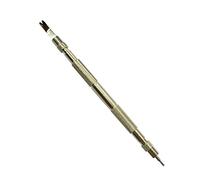 BERGEON Watch & Jewelry Spring Bar Tool (3-in-1, Nickel-Plated, 0.8mm Pin) - 6111-D & 6111-E Reversible Ends