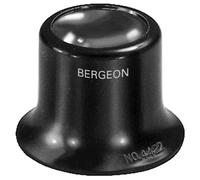 BERGEON Watchmaker's Magnifier 4422 - Magnification: 2.5X - Biconvex Lens - Professional Special Tool for Watchmakers Precision Work - Colour: Black - Dioptrine: 16