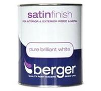 Berger Outdoor Brilliant White Satin 1.25 Litre