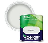 Berger Walls & Ceilings Delicate Grey Silk Emulsion Paint 2.5L