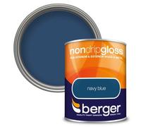 Berger 750Ml Non Drip Gloss Navy Blue