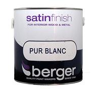 Berger 750ML Quick Dry Satin Brilliant White