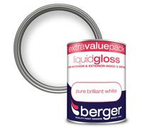 Berger Liquid Gloss 1.25L Pure Brilliant White