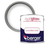 Berger Liquid Gloss Paint Pure Brilliant White - 2.5L