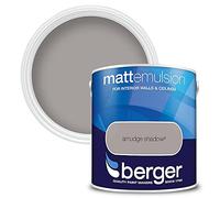 Berger Walls & Ceilings Smudge Shadow Matt Emulsion Paint 2.5L