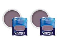 Berger Matt Emulsion Paint Berry Boost 2.5L Pack Of 2