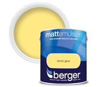 Berger Matt Emulsion Paint Lemon Glow - 2.5L
