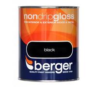 Berger Non Drip Gloss 750ml Navy Blue