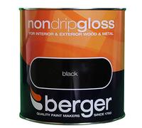 Berger Non Drip Gloss Black Paint- 2.5L litres