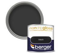 Berger Non Drip Gloss Paint Black - 250Ml