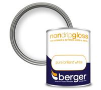 Berger Non Drip Gloss Paint Pure Brilliant White - 750Ml