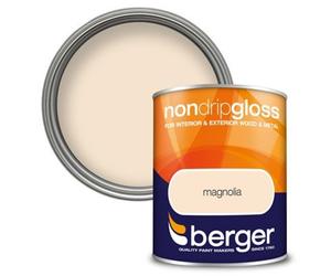 BERGER NON DRIP GLOSS WOOD METAL INTERIOR EXTERIOR PAINT 250ML 750ML ALL COLOURS