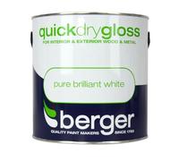 Berger Quick Dry Gloss 2.5L Brilliant White