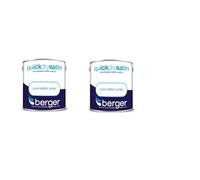 Berger Quick Dry Satin Primer White 750Ml Pack Of 2