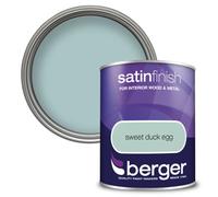 Berger Satin Paint Sweet Duck Egg - 750Ml
