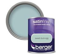 Berger Wood & Metal Sweet Duck Egg Satin Finish Paint 750ml