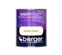 Berger Satin Paint Boston Cream - 750Ml