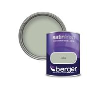 Berger Outdoor Interior Wood and Metal Paint Satin Finish Olive 750 ml